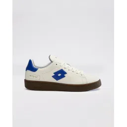 Autograph OG - Premium leather sneaker - pure white directoire blue