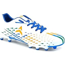 AVANT Men's FreeKick Football Shoes - Cushioned Insoles, Anti Skid Shoes with Rubber Studds, Outdoor Lightweight Football Boots Ideal for Hard, Ground Surfaces