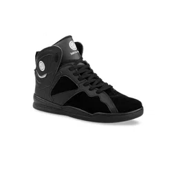 bacca bucci Men Black Colourblocked Sneakers
