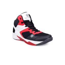 bacca bucci Men Black High-Top Basketball Shoes