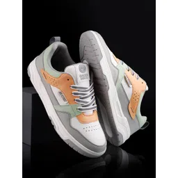 bacca bucci Men Colourblocked PU Driving Shoes