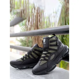 bacca bucci Men DOMINATOR Mid -Top Anti-Slip Sole Sneakers