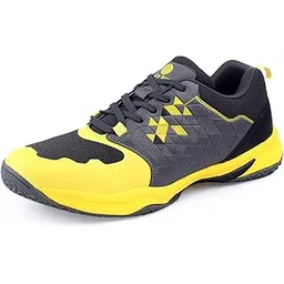 Bacca Bucci Men Mesh Lace Up Badminton Shoes
