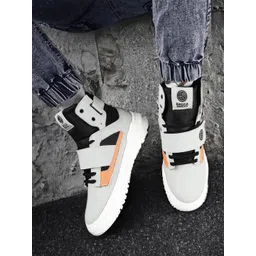 bacca bucci Men PU Mid-Top Sneakers