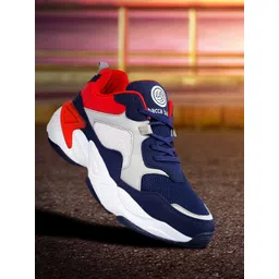 bacca bucci Men Red Mesh Training or Gym Shoes