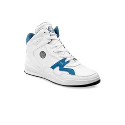 bacca bucci Men White Colourblocked Sneakers