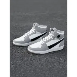 Bacca Bucci Men's BALANCER Grey Ankle High Sneakers