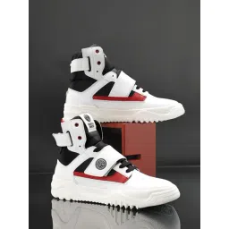 Bacca Bucci Men's DENVER Snow White Ankle High Sneakers