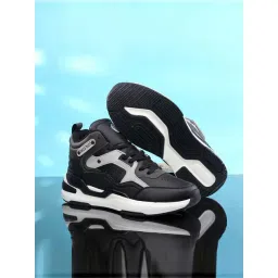 Bacca Bucci Men's LORD Black Ankle High Sneakers