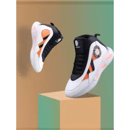 Bacca Bucci Men's MEGA FLEX White Ankle High Sneakers