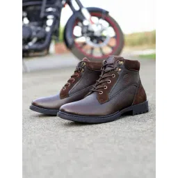 Bacca Bucci Men's METEOR Brown Derby Boots