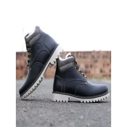 Bacca Bucci Men's MOSCOW Black Derby Boots