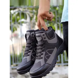 Bacca Bucci Men's SOLDIER Black Casual Boots