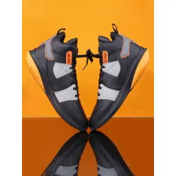 Bacca Bucci Men's UNICORN Black Ankle High Sneakers