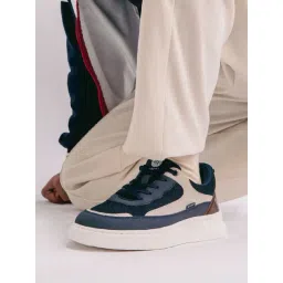 Bacca Bucci Men's VIBE-STEP Navy Casual Sneakers