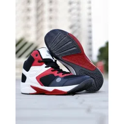 Bacca Bucci Men's WAGER Red Basketball Shoes