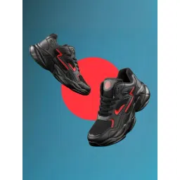 Bacca Bucci Men's ZEUS Black Running Shoes