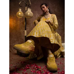bacca bucci Rangreza Women Ethnic Sneakers for Indian Festive & Ethnic Wear Haldi UK 3