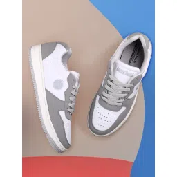 Bacca Bucci Women's EMILY Light Grey and White Sneaker