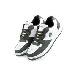 Bacca Bucci Women's EMILY White & Olive Sneakers