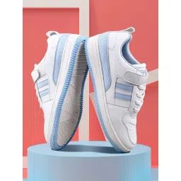 Bacca Bucci Women's PHOENIX Light Blue & White Sneakers