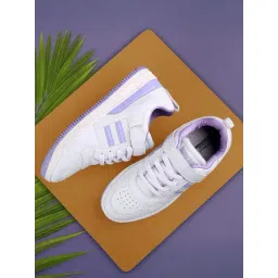 Bacca Bucci Women's PHOENIX White & Lavender Sneaker