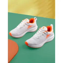 Bacca Bucci Women's PROWL White & Orange Running Shoes