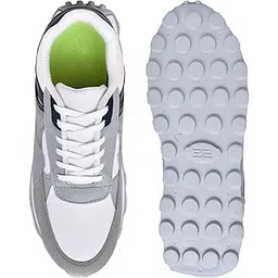 BAERU Men's Casual Shoes | Stylish & Comfortable Sneakers | Lightweight Synthetic Upper | Cushioned Insole for All-Day Comfort | Perfect, Office, Travel & Outings