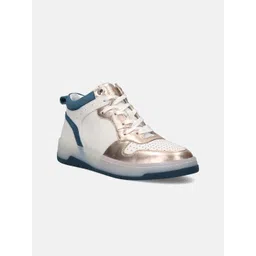 BAGATT Sting Women Colourblocked Leather High Top Sneakers