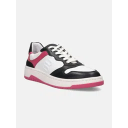 BAGATT Sting Women Colourblocked Mid Top Leather Sneakers