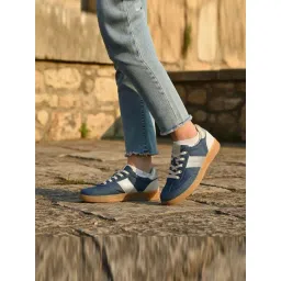 BAGATT Women's Alison Evo Blue Casual Sneakers