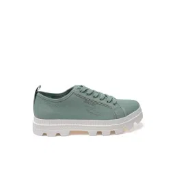 BAGATT Women's Dayla Light Green Casual Sneakers
