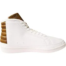 Basketball Culture Professional Basketball Shoes, Milk White/Gold Brown - 10.5 US
