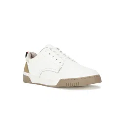 Bata Men Colourblocked Comfort Insole PU Round ToeLace-Up Sneakers