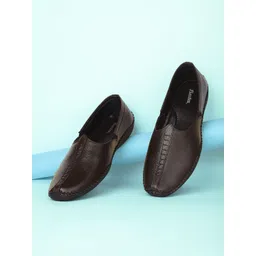 Bata Men Leather Slip-On Sneakers