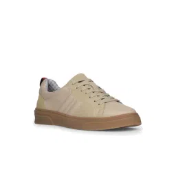Bata Men's Beige Casual Sneakers