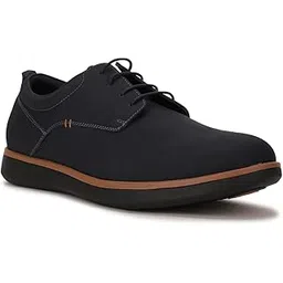 Bata Mens Keith Laceup Navy Blue Casual Shoes