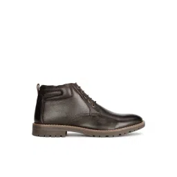 Bata Men's KNOX Brown Derby Boots