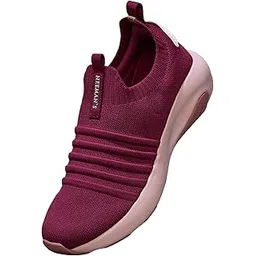 Begin Walk Breeze Women’s Walking Shoes | Slip-On Breathable Knit Sneakers Recycled PET | CushyWalk™ Cushioning & CloudSurge™ Insole
