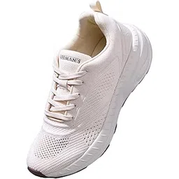 Begin Walk Flow Sneakers for Men | Breathable Knit Upper, Cushioned EVA Sole | Lightweight Walking Shoes for Everyday Comfort