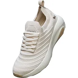 Begin Walk Glide Women’s Walking Sneakers with CushyWalk™ Cushioning | Stretch Knit Breathable Upper, CloudSurge™ Foam Insole, Anti-Skid EVA Rubber Sole, Lace-Up Comfort Shoes