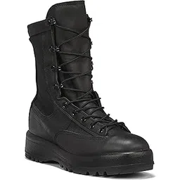 Belleville 700 8 Inch Waterproof Duty Black Tactical Boots for Men - Polishable Leather and Nylon with Oil-Resistant Gore-Tex Lining for Police, EMS, and Security Personnel