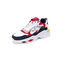 BERSACHE Men Red Mesh Running Shoes