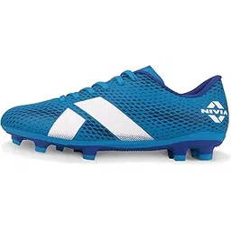 Bezel Football Studs for Men, High Shear Dual Color TPU Sole, TPU Fusion with 3D Texture Upper, Designed for Soft & Hard Natural Grass