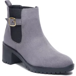 BF-52-Grey Boots For Women