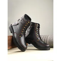 Big Fox Men High-Top Monk Straps Boots