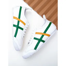 Big Fox Men Striped Lightweight Comfort Insole Basics Sneakers