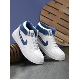 BIRDE Men Blue Colourblocked Sneakers