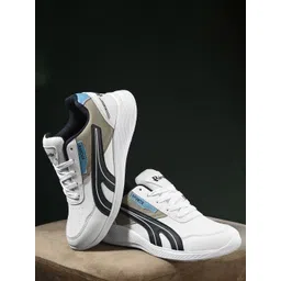 BIRDE Men Colourblocked Lace-Up Sneakers