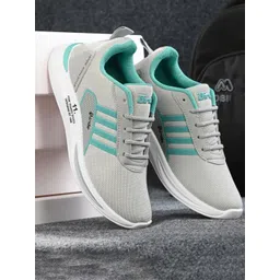 BIRDE Men Colourblocked Lightweight Mesh Sneakers